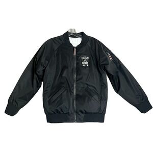 Nike Air Jordan City Of Flight AJ23 Reversable Bomber Jacket Youth Large Zip